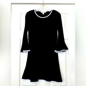 MICHAEL MICHAEL KORS Black with White piping Stretchy Dress